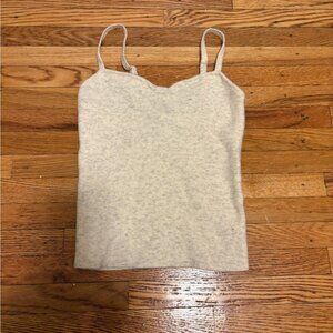 Aritzia Gray Fitted Camisole Top